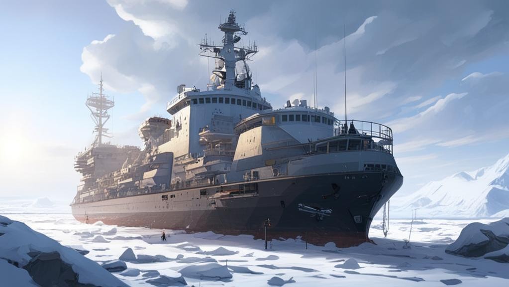Беспилотники помогают ледоколам осваивать Арктику