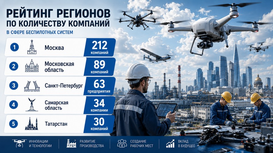 Анализ рынка БАС: Москва vs Регионы